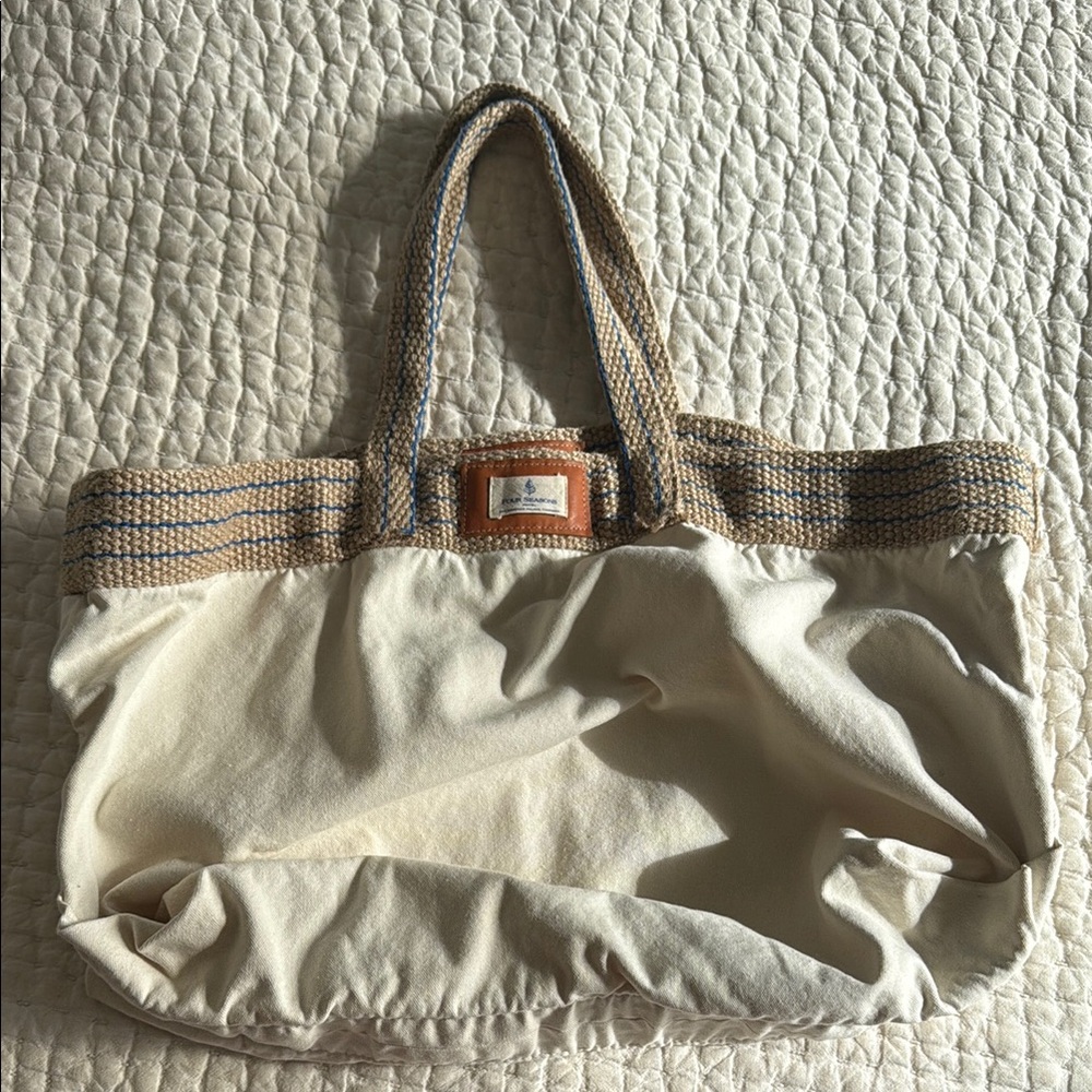 Beige Canvas Tote Bag - Four Seasons Hotel San Domenico Palace, Taormina, Italy